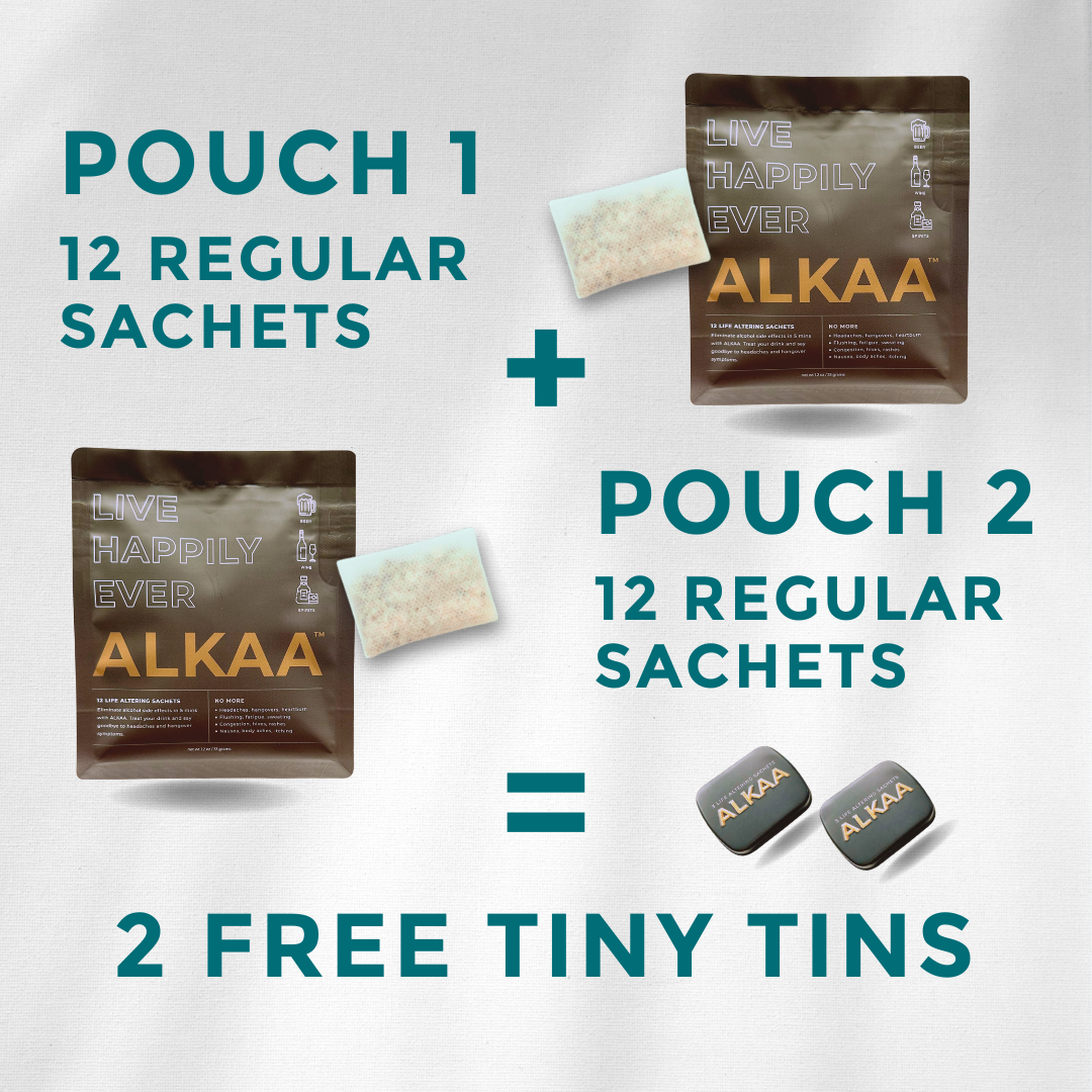 Buy 2 Pouches of 12 Sachets, Get 2 Tiny Tins Free (SAVE $26)