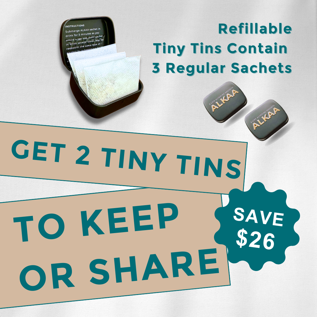 Buy 2 Pouches of 12 Sachets, Get 2 Tiny Tins Free (SAVE $26)