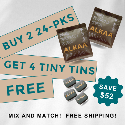 Buy 2 Pouches of 24 Sachets, Get 4 Tiny Tins Free (SAVE $52)